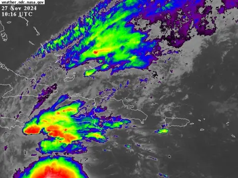 Nublados acompañados de lluvias seguirán activos durante este miércoles; Siguen las alertas