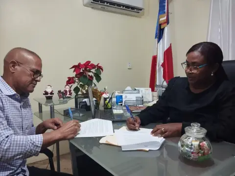 La Dirección Provincial de Salud y el Ministerio de Agricultura de Dajabón firman acuerdo