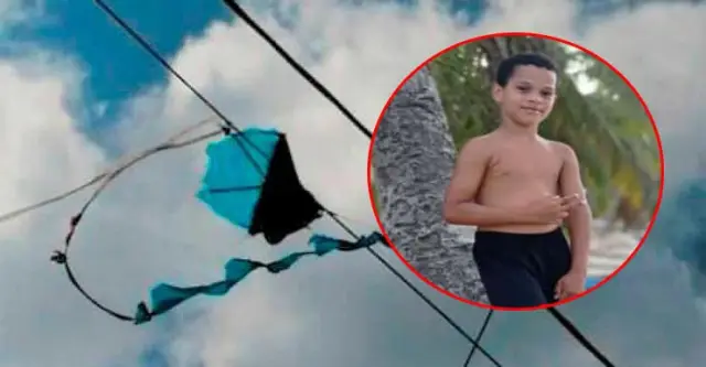 Fallece menor de 12 años al intentar retirar chichigua en Santiago
