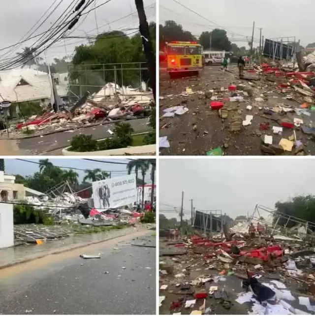 "Violenta explosión sacude Sosúa: Dos heridos y múltiples daños materiales"