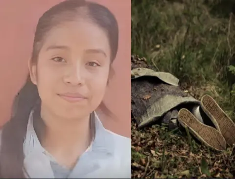 Cuerpo de Luz Clarita de 14 años sin vida