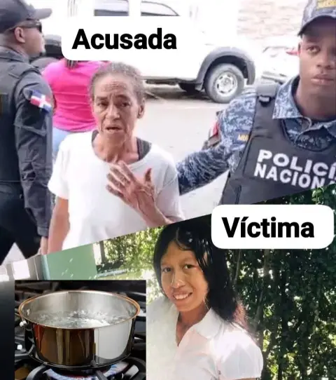 La Policía Nacional detuvo a Dalida Reina Vargas, quien, habría arrojado una olla de agua caliente a su hija Dahiana, quien padece una condición mental.