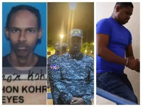 El sargento de la Policía Nacional Ángel Luis Buten Almonte fue sometido a la justicia por la mu3rte de Jhon Kohr Reyes, un joven que falleció mientras estaba bajo custodia en el destacamento.