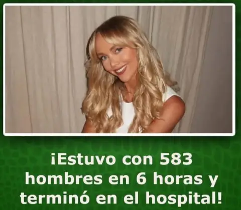 Hospitalizan a modelo de OnlyFans tras acostarse con 583 hombres en seis horas