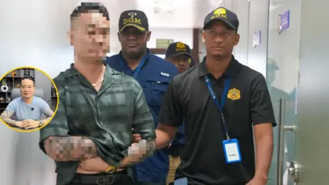 Se le puso agria la china🏃 Mira porque migración apresa al empresario chino 😳 el chinito no quiele guela el chinito quiele la paz🚓