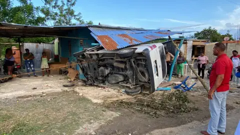 Cinco lesionados en accidente