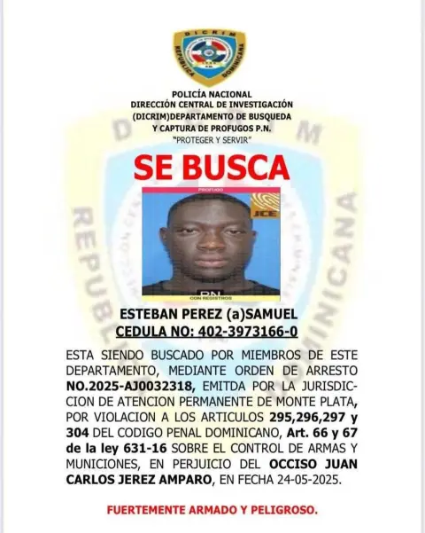Se busca peligroso prófugo