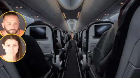 Pareja arrestada por tener relaciones sexuales durante vuelo