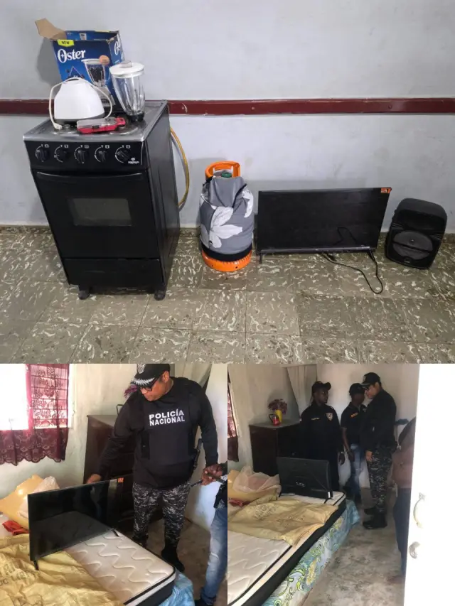 Policía recupera electrodomésticos robados el delincuente escapó al notar presencia de las autoridades