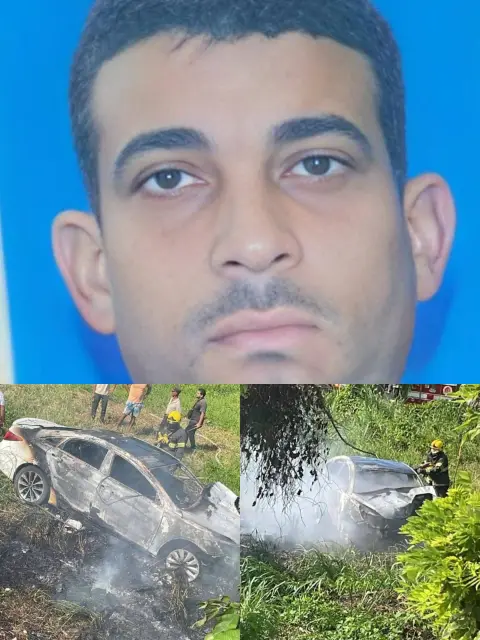 Muere hombre al incendiarse su vehículo en accidente de tránsito