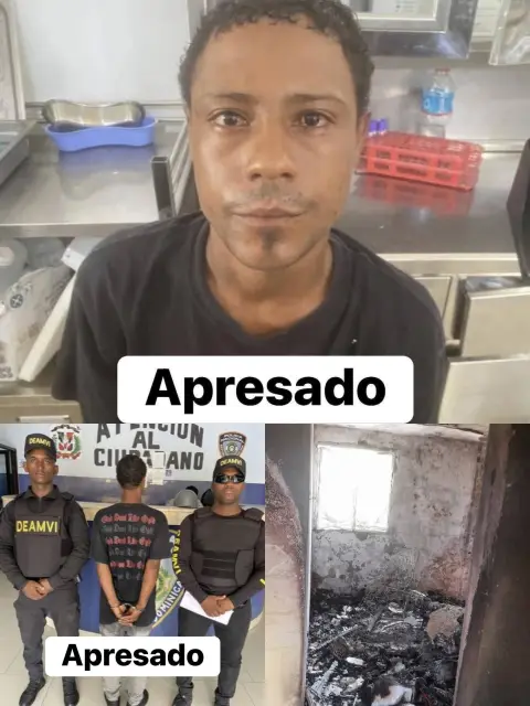 DEAMVI detiene a hombre por incendiar vivienda de su pareja