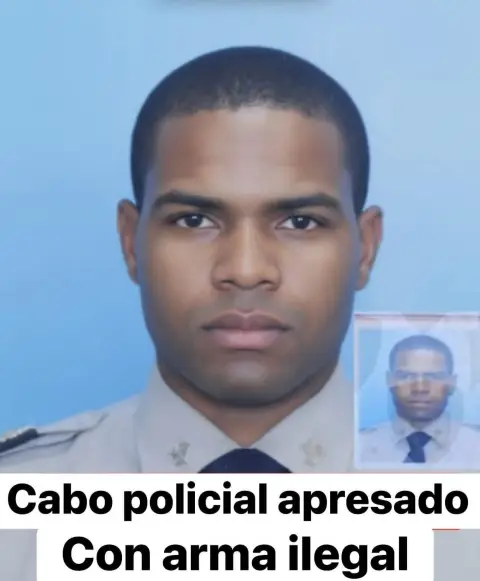 Cabo policial apresado con arma ilegal