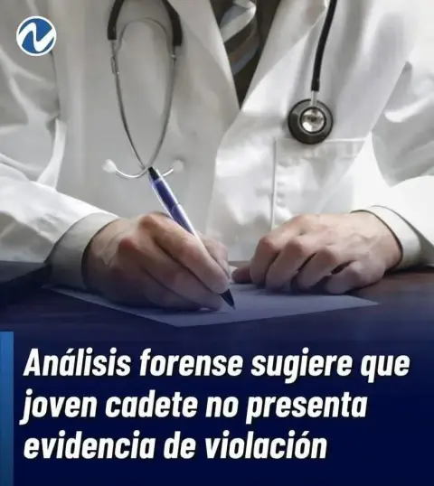 Análisis forense sugiere que joven cadete no presenta evidencia de violación