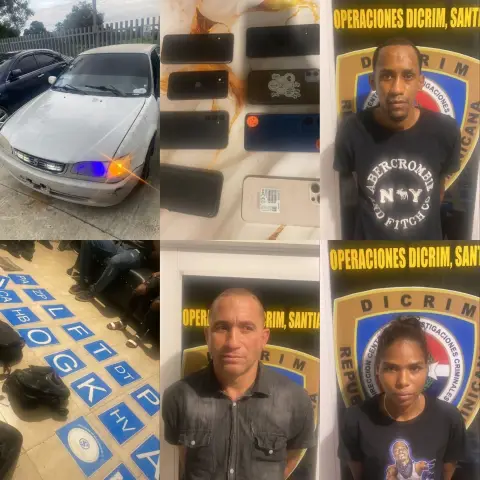 Policía Nacional arresta a tres personas tras persecución