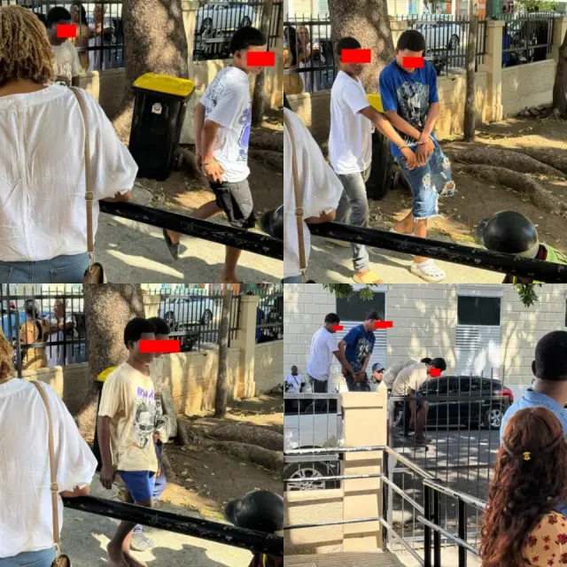 Cuatro menores detenidos por asalto a banca