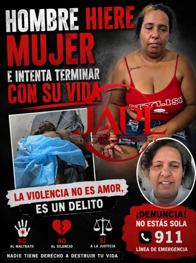 Hombre intenta asesinar a una mujer y luego ingiere sustancia desconocida en Dajabón