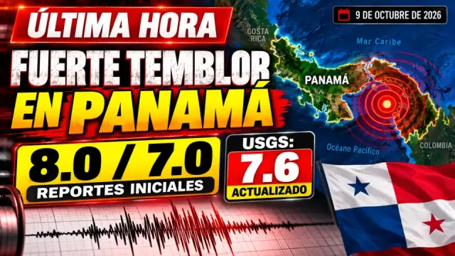 FUERTE TEMBLOR DE TIERRA EN PANAMÁ VIDEO
